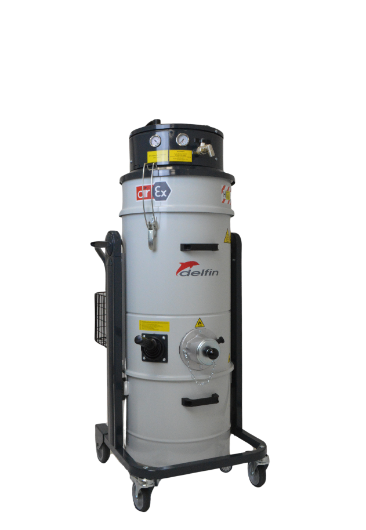 ASPIRATORE INDUSTRIALE 452 AIREX 1/3D  AD ARIA COMPRESSA CERTIFICATO ATEX ZONA 20 INTERNA E ZONA 22 ESTERNA