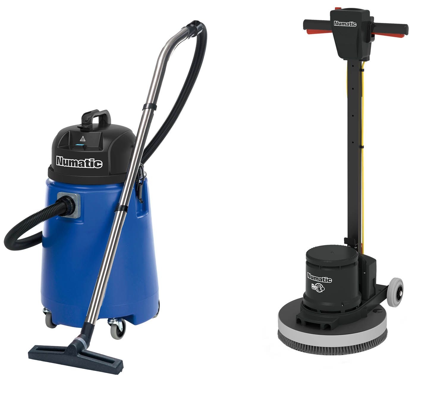 KIT MONOSPAZZOLA 16 POLLICI 150 GIRI ED ASPIRALIQUIDI WV800 2 NUMATIC SET 5 C