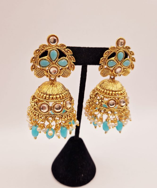 Jhumka blue