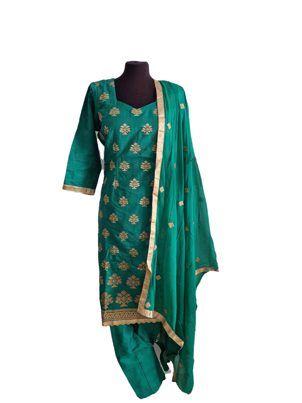 Suit cotton green