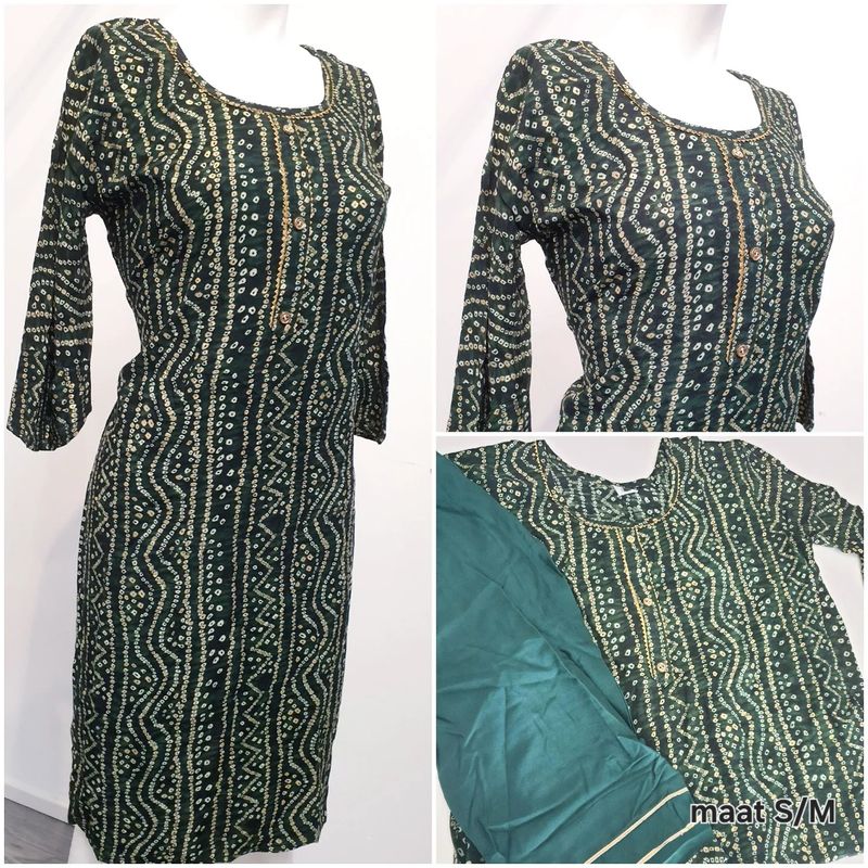 Kurti set green