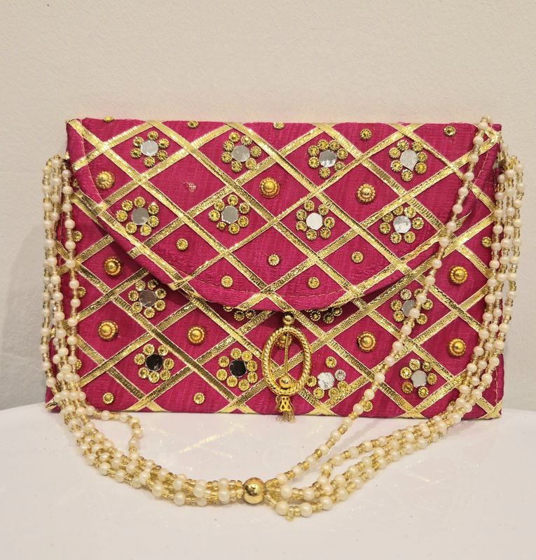 Enveloppe tasje roze