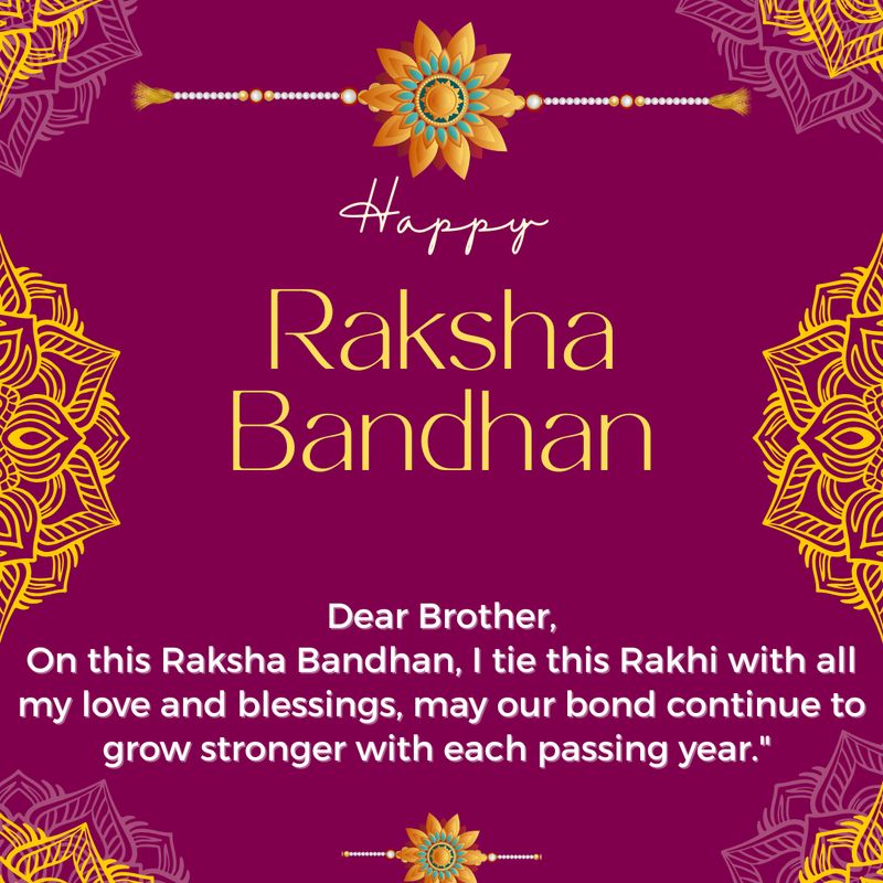 Raksha Bandhan(mini) kaartje