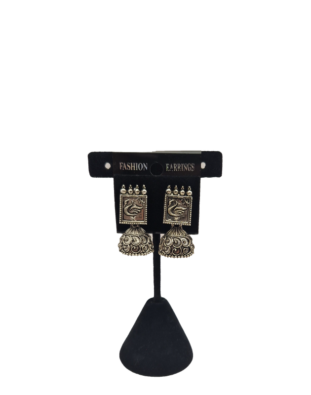 Oxidised jhumka mini 5
