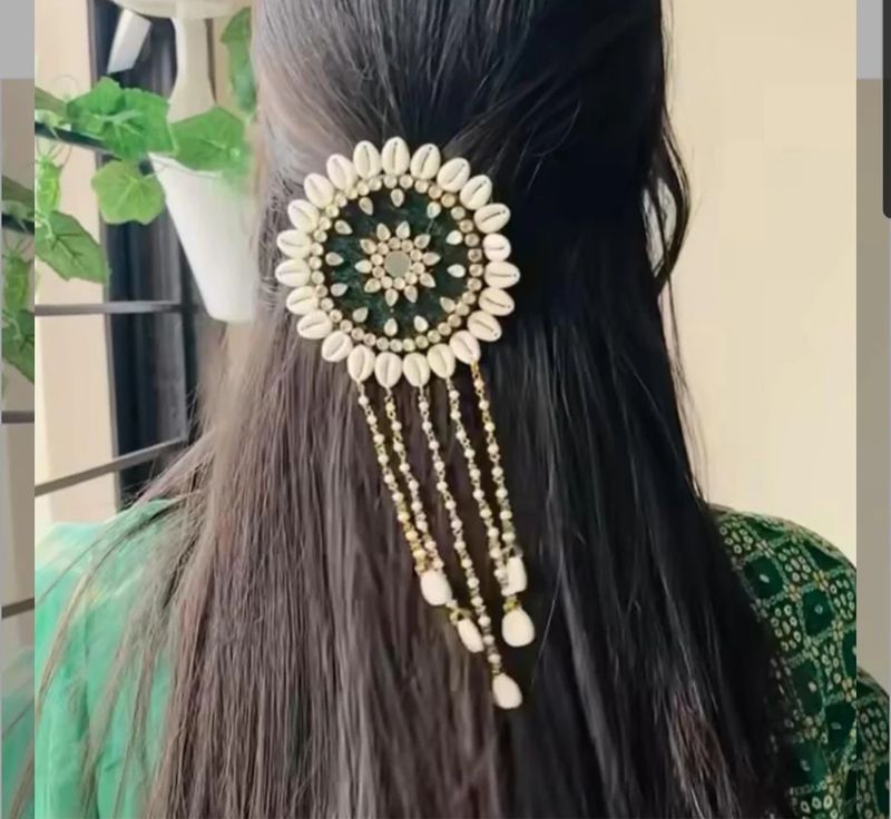 Hair accessoires mirror green