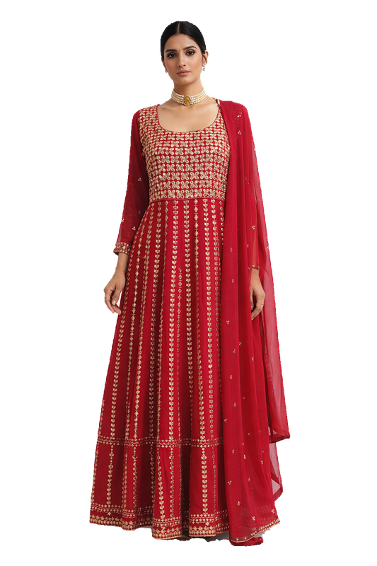 Fuschia Anarkali
