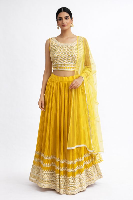 Lehenga yellow