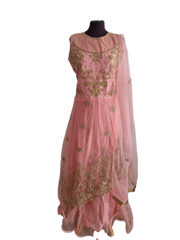 gown baby pink