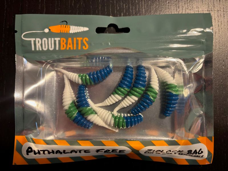 Troutbaits Tocino ULFC Blau Grün Weiß