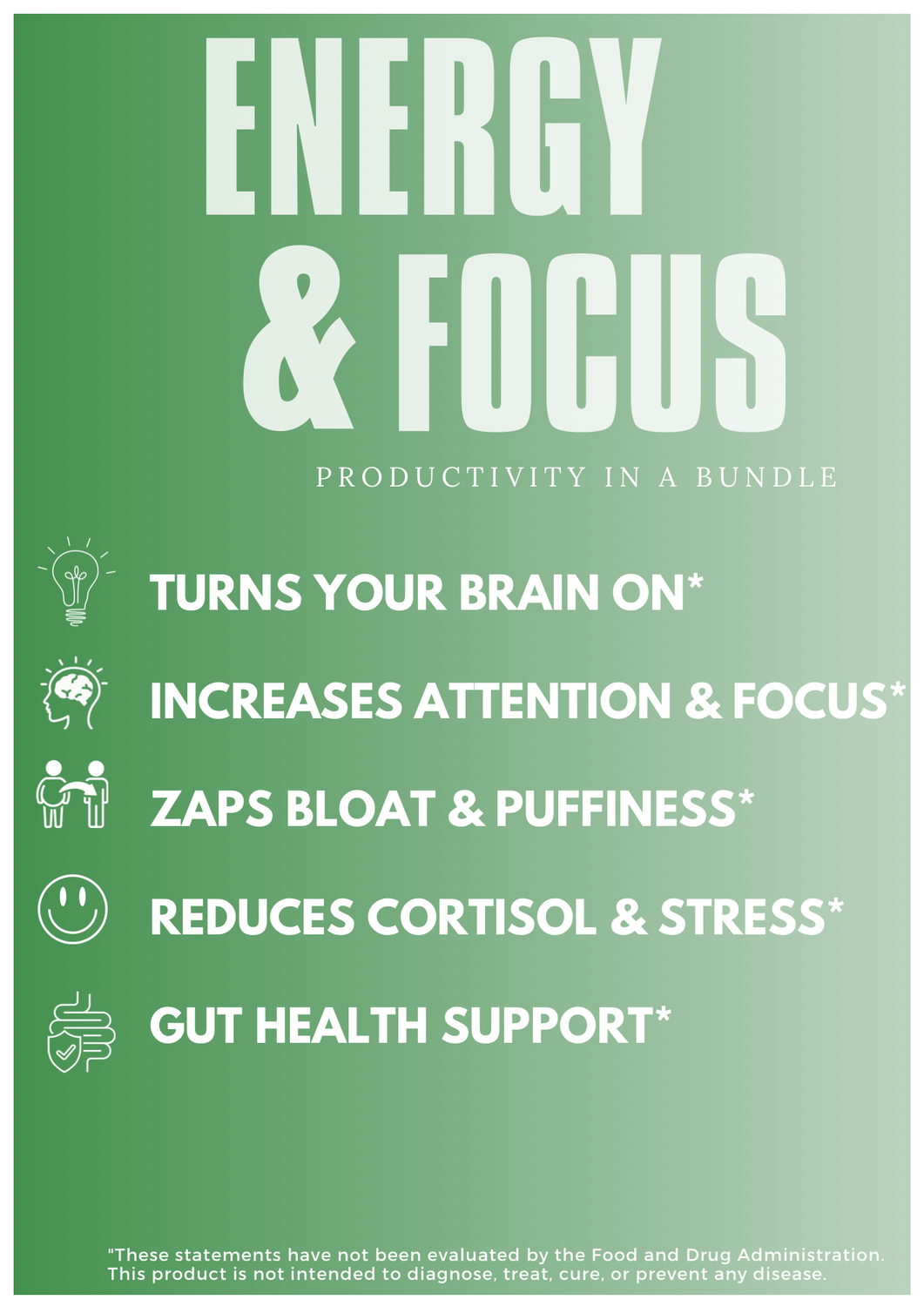 1 Day &quot;Energy &amp; Focus&quot; Jumpstart Pack