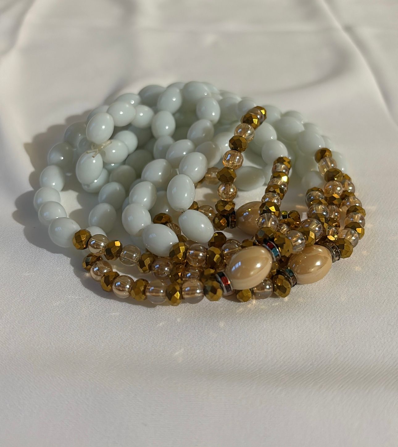 White and Bronze