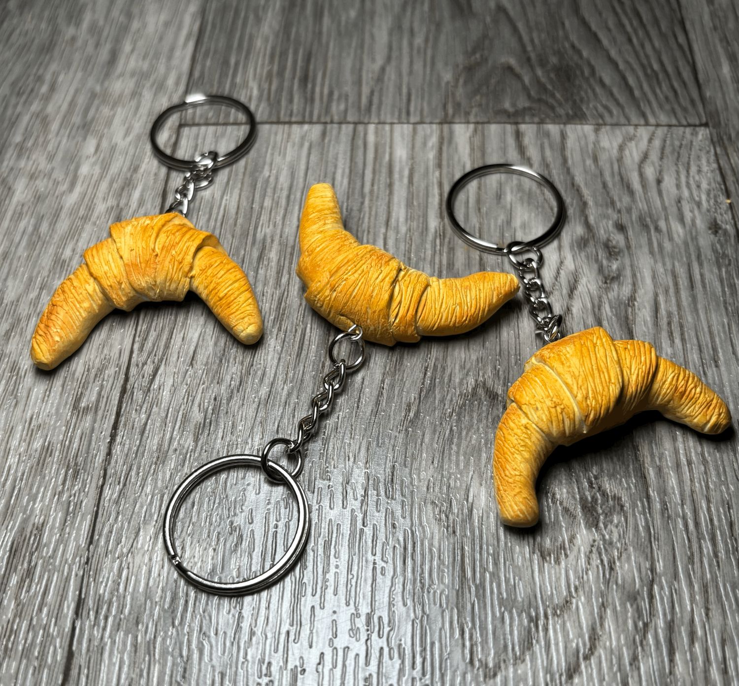 Croissant Keychain