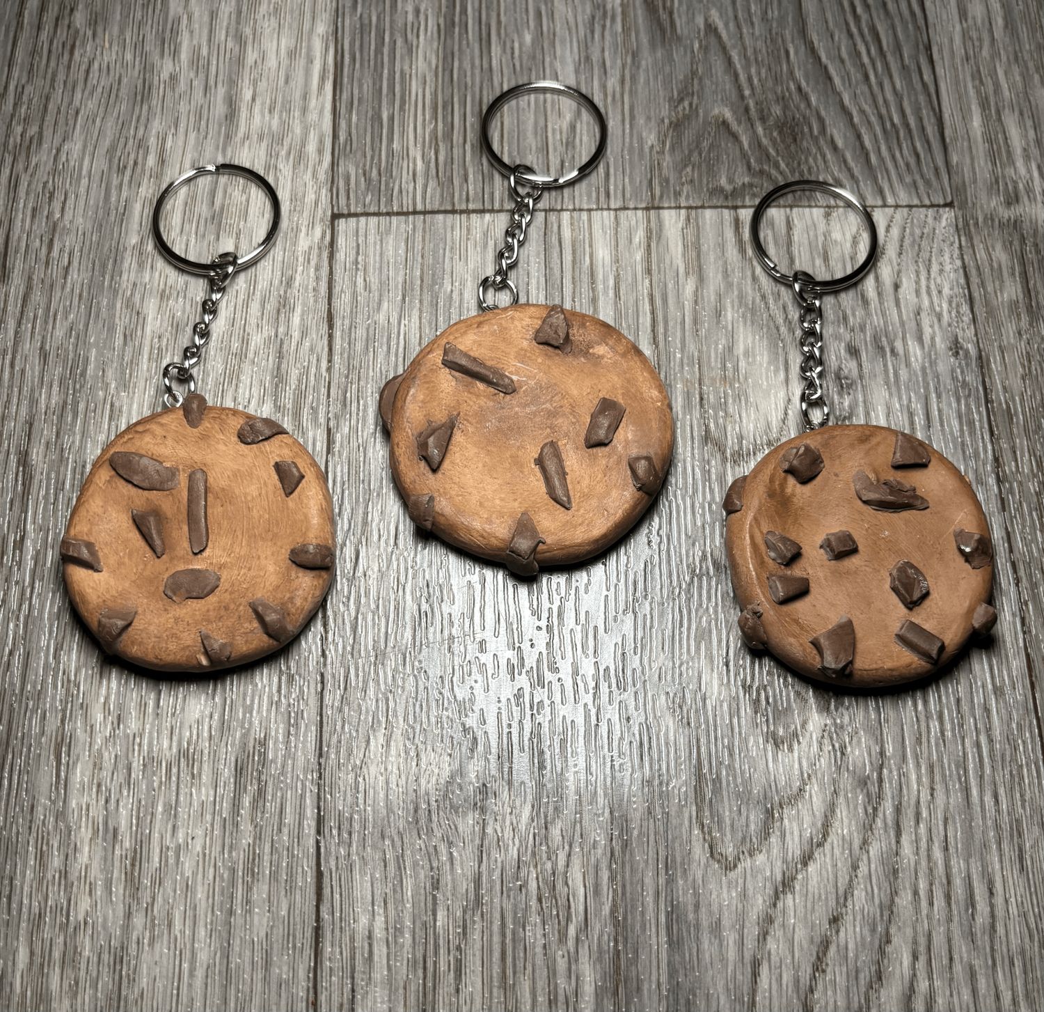 Chocolate Chunk Cookie Keychain