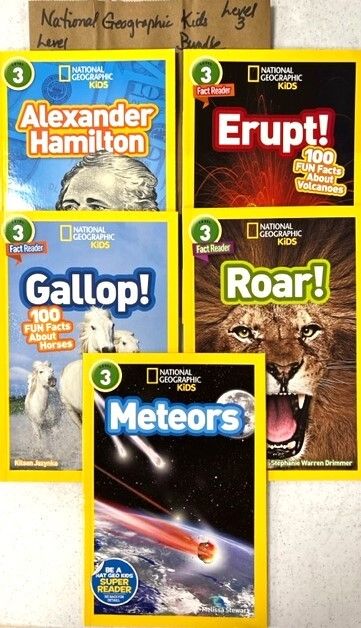 National Geographic Kids Level 3 Bundle. Softcover