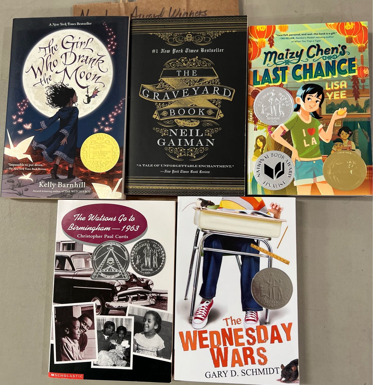 Newbery Award Winners Bundle #2 Softcover  (Ch-FIC)