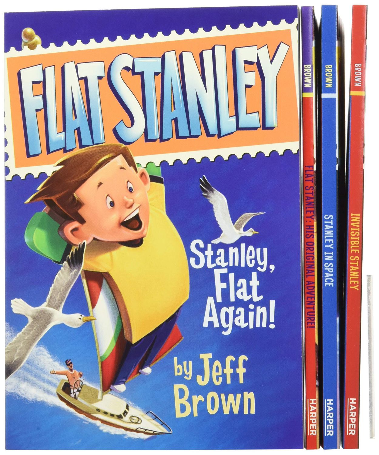 Flat Stanley Collection by Jeff Brown. Softcover Boxed Set (Ch-FIC)