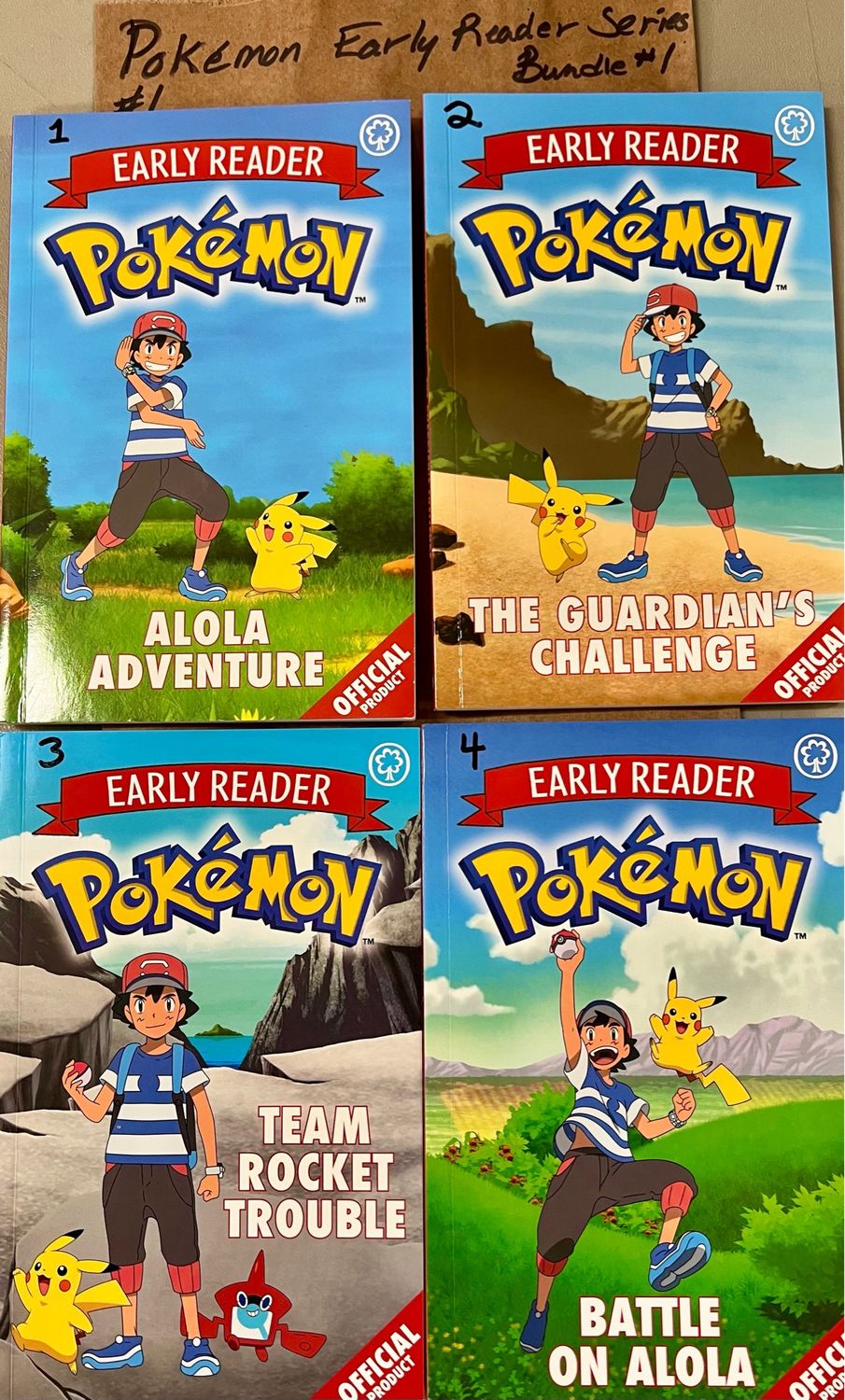 PokÃ©mon Early Reader Series Bundle #1 Softcover (Ch-FIC)