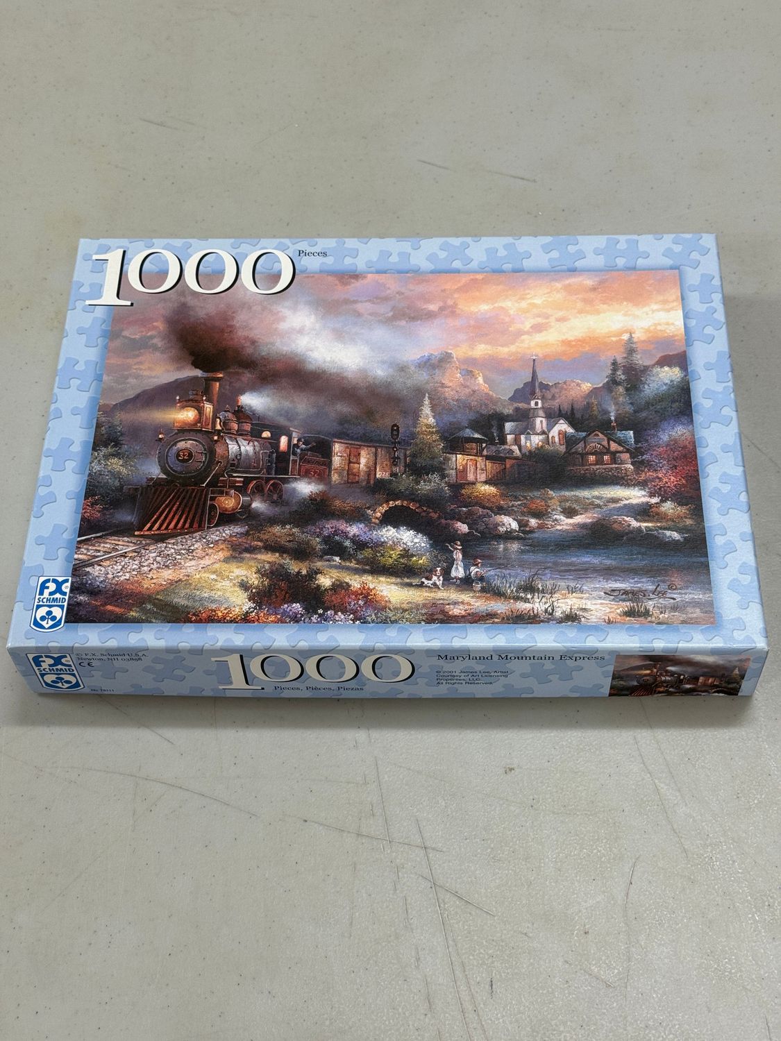 Puzzle - Maryland Mountain Express. FX Schmid. 1000 pieces.