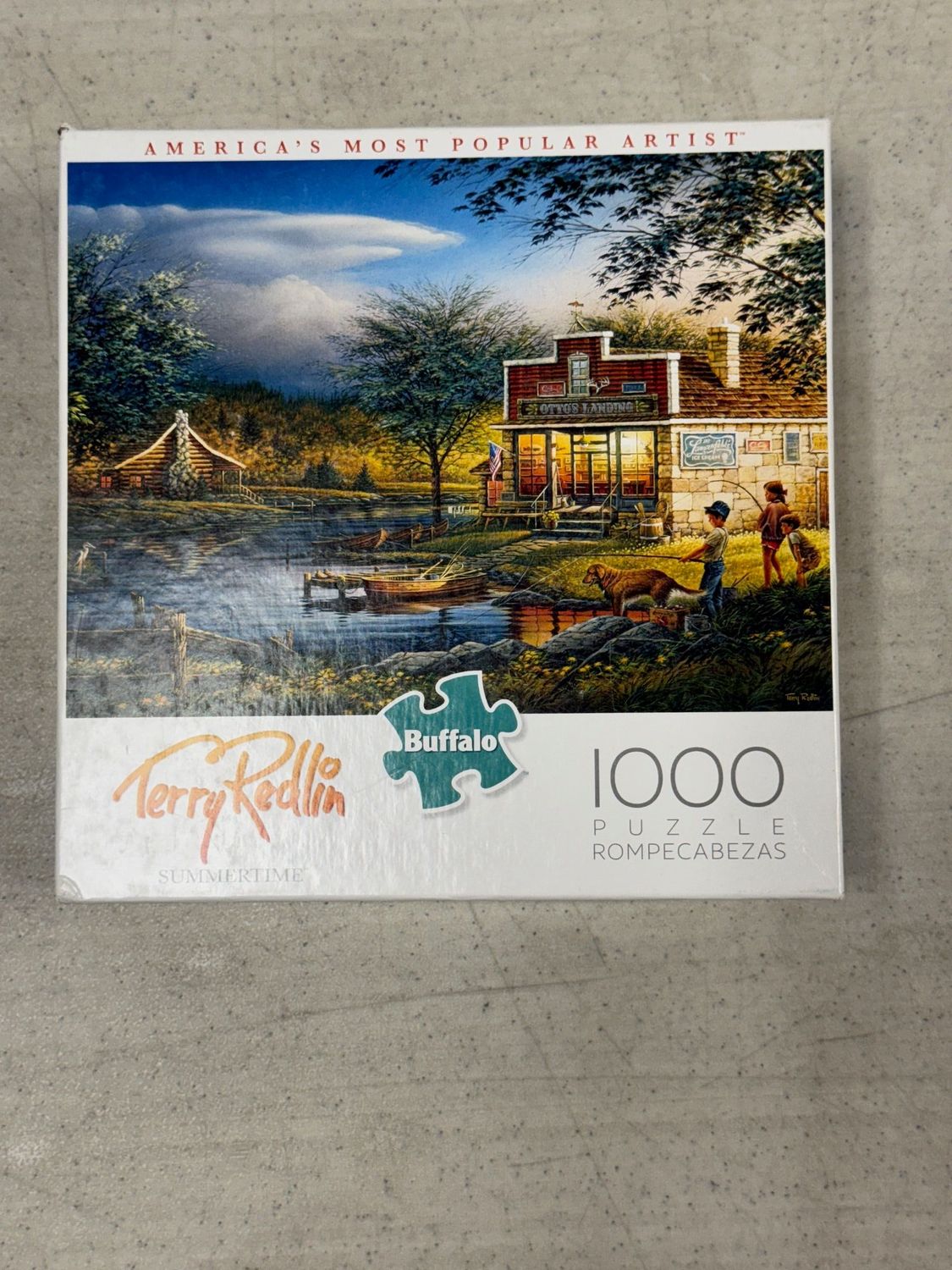 Puzzle - Summertime by Terry Redlin. Buffalo. 1000 pieces.