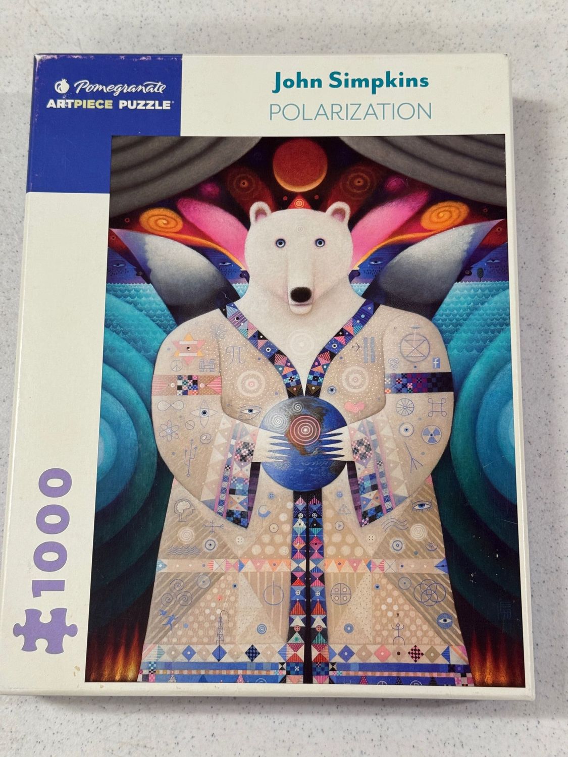 Puzzle - Polarization by John Simpkins. Artpiece. 1000 pieces.