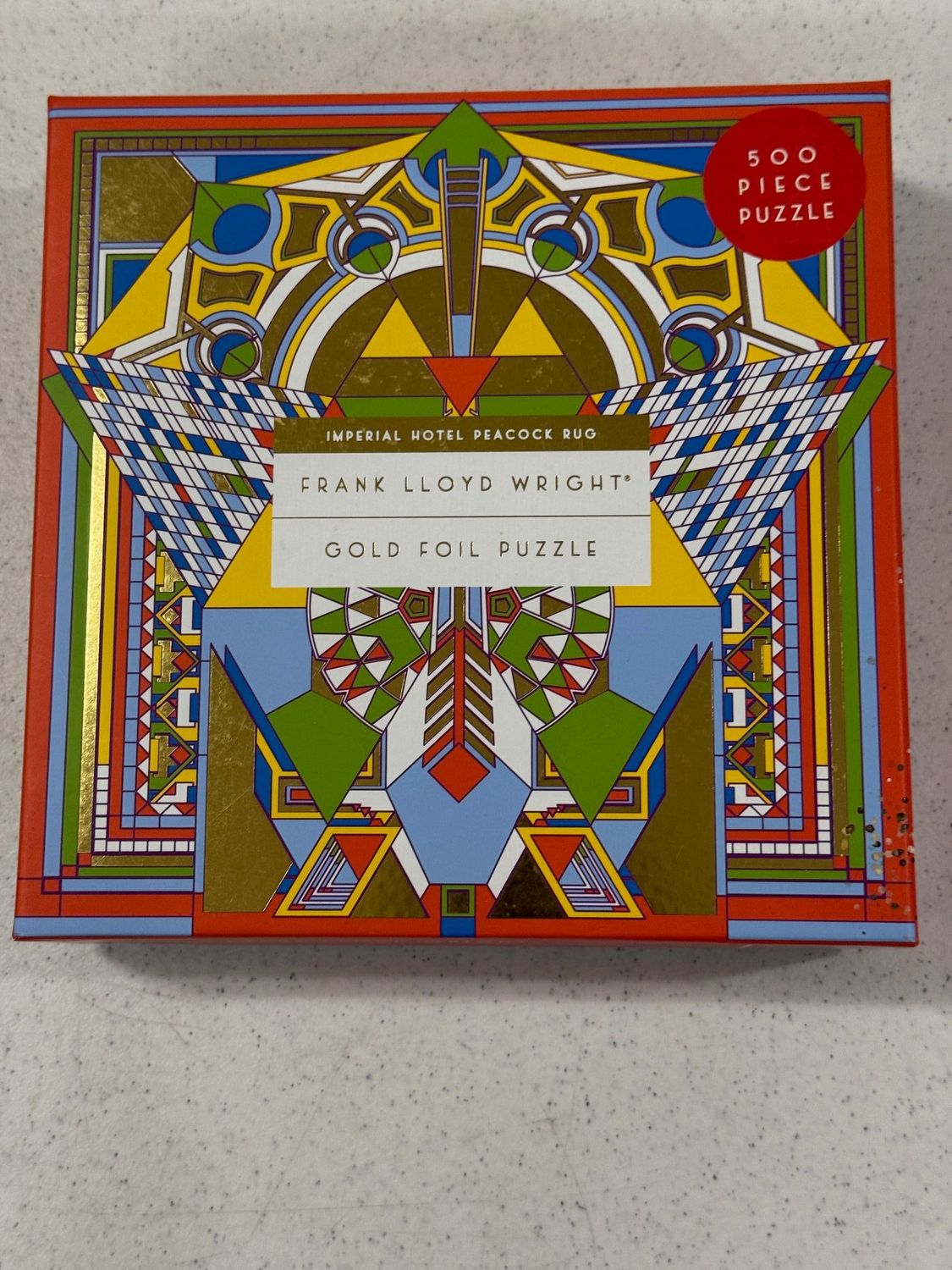 Puzzle - Imperial Hotel Peacock Rug. Frank Lloyd Wright. Gallison. 500 pieces.