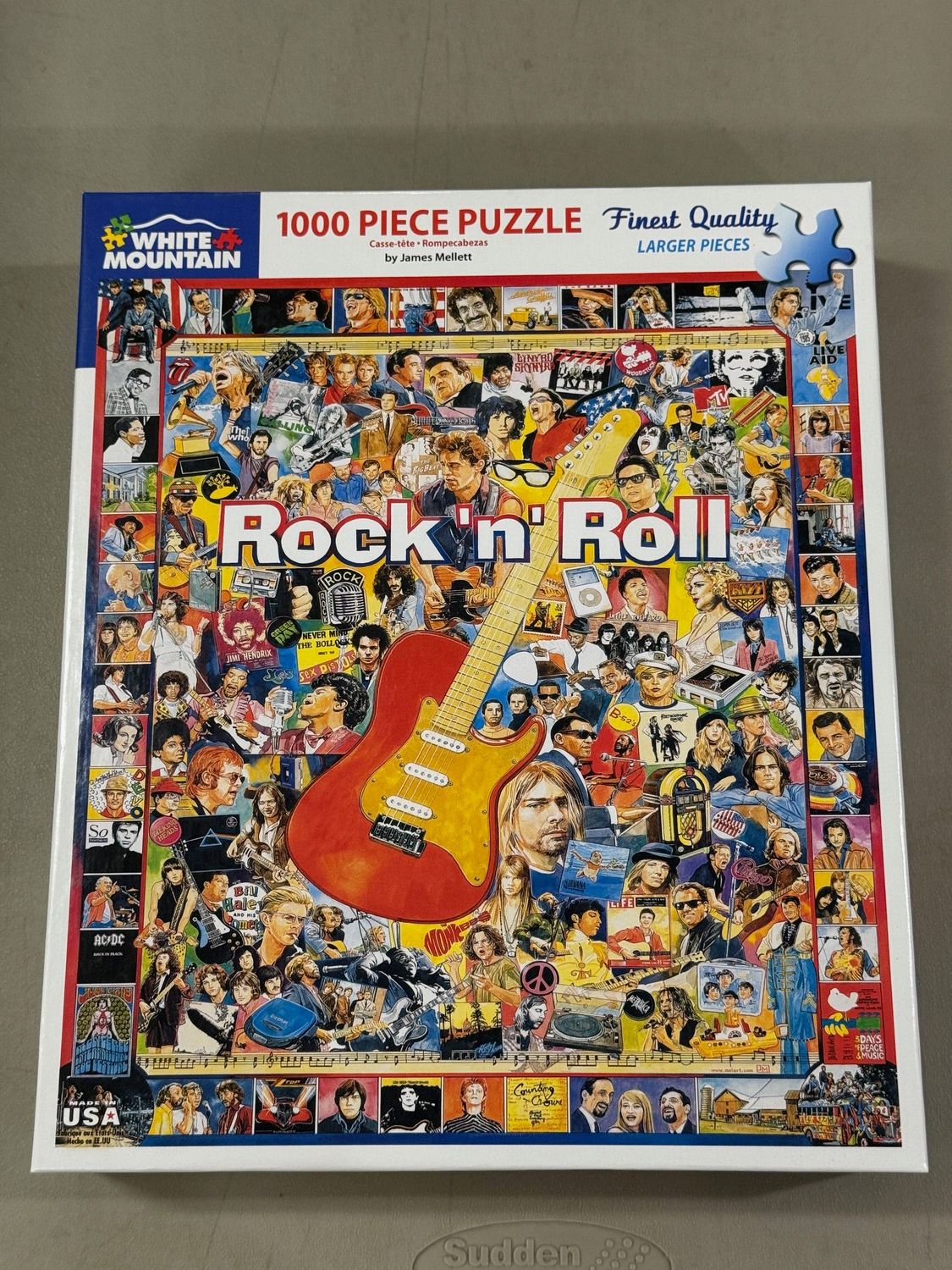 Puzzle - Rock &#39;n Roll. White Mountain. 1000 pieces.