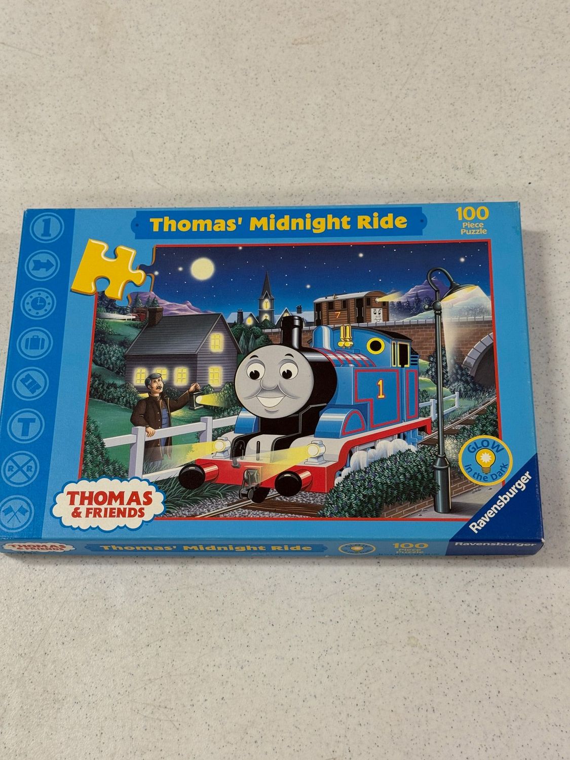 Puzzle - Thomas&#39; Midnight Ride. Ravensburger. 100 pieces. 4+
