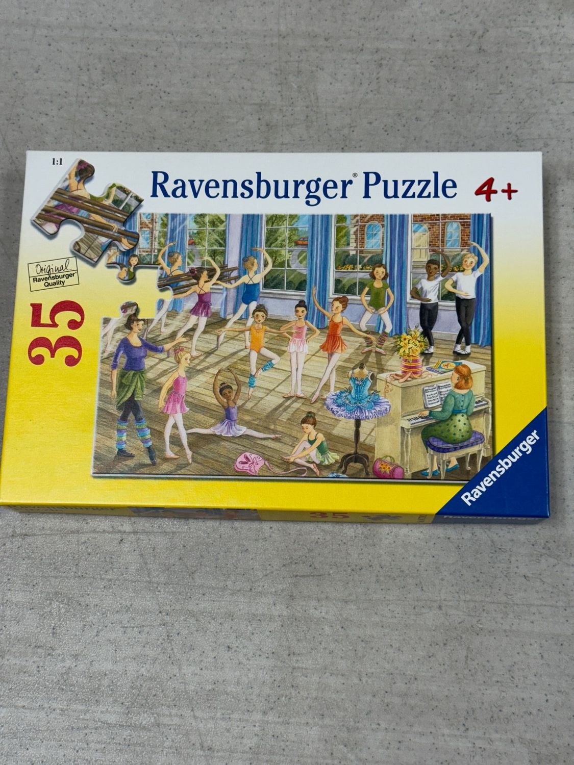 Puzzle - Ballet Lesson. Ravensburger. 35 pieces. Children 4+.