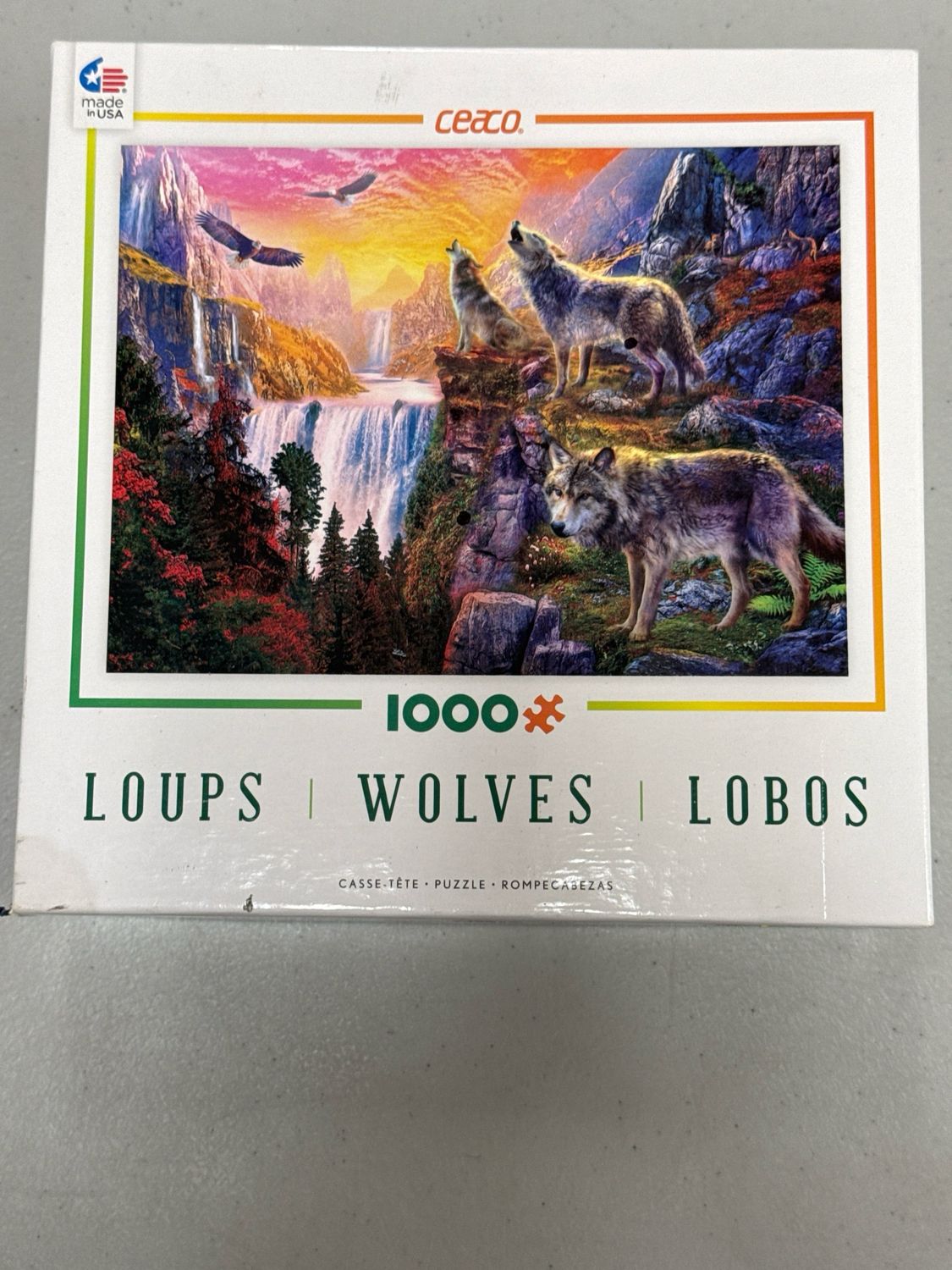 Puzzle - Wolves. 1000 pieces.
