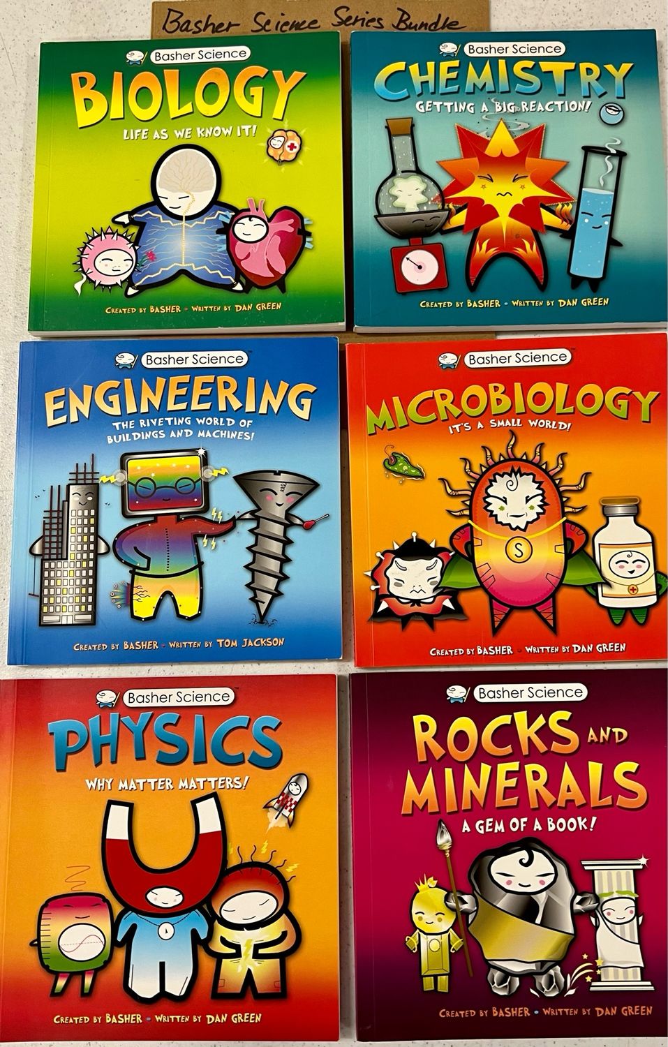 Basher Science Series Bundle By Dan Green and Tom Jackson. Softcover (Ch-NF)