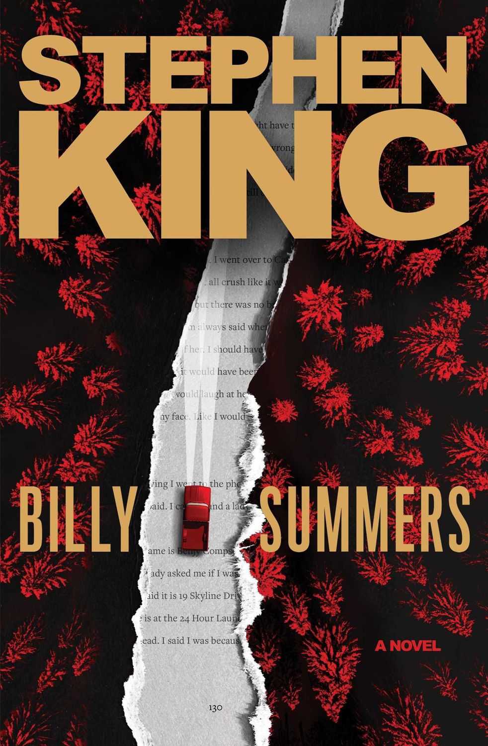 Billy Summers by Stephen King. 2021. Hardcover. (Large Print)