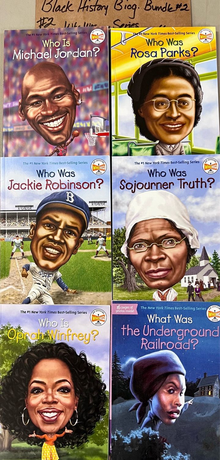 Black History Biography Bundle #2  Who Was...Series Softcover