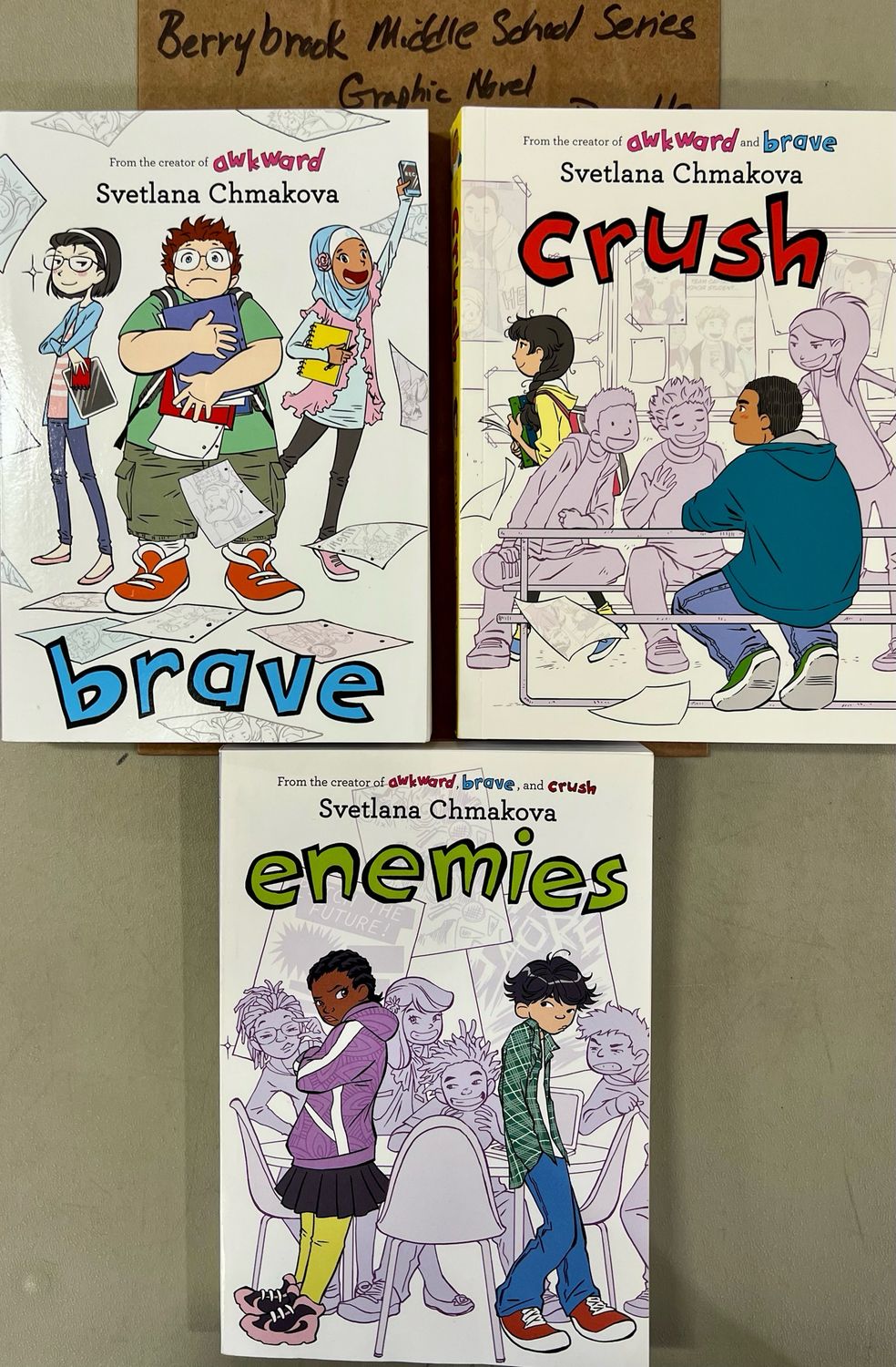 Berrybrook Middle School Series Bundle by Svetlana Chmakova. Graphic Novel Softcover (Ch-FIC)