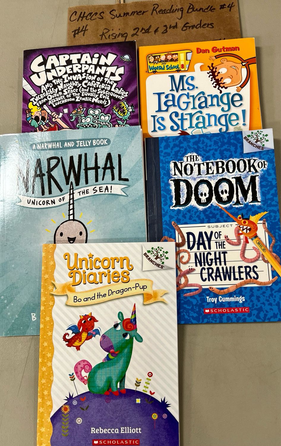 CHCCS Summer Reading List Bundle #4. Rising gr 2-3. Softcover  (Ch-FIC)