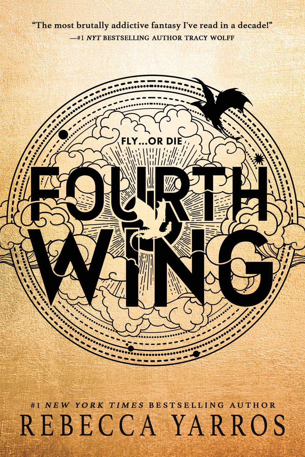Fourth Wing (Empyrean #1) by Rebecca Yarros. 2023. Hardcover.