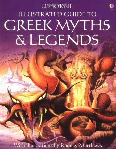 Greek Myths and Legends, The Usborne Illustrated Dictionary by Cheryl Evans, Anne Millard; 2007. Hardcover (Ch-NF)