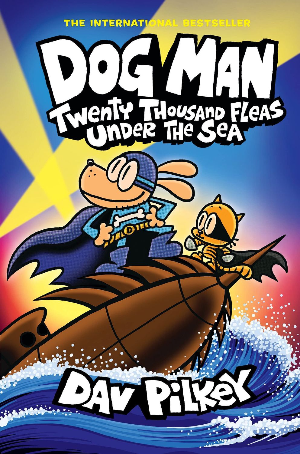 Dog Man: Twenty Thousand Fleas Under the Sea: A Graphic Novel (Dog Man #11) by Dav Pilkey  2023. Hardcover (Ch-FIC)