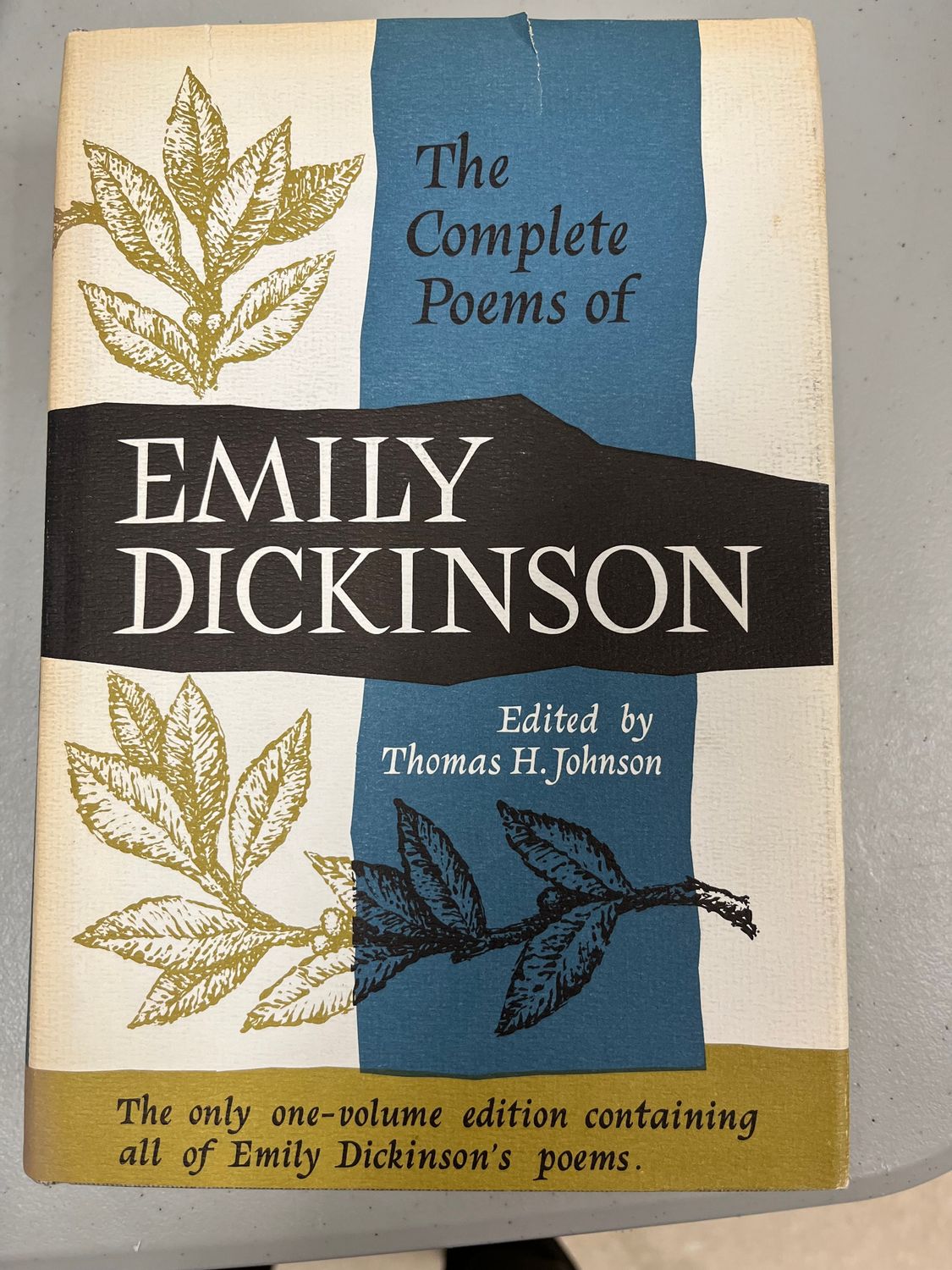 Complete Poems of Emily Dickinson, The by Emily Dickinson; Thomas H. Johnson (Editor). 1955/1960. Hardcover.