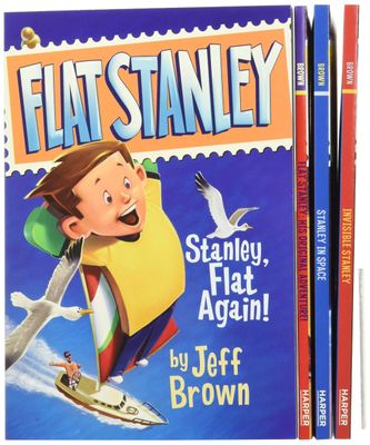 Flat Stanley Collection by Jeff Brown. Softcover Boxed Set (Ch-FIC)