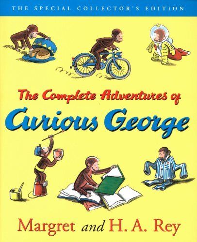Complete Adventures of Curious George by Margaret &amp; H. A. Rey. 1994 Hardcover (Ch-PIC)