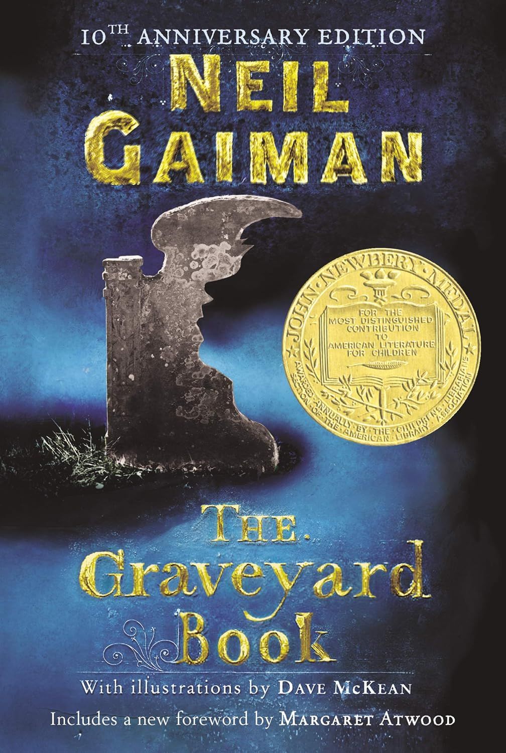 Graveyard Book, The by Neil Gaiman; 2008. Hardcover. (Ch-FIC)
