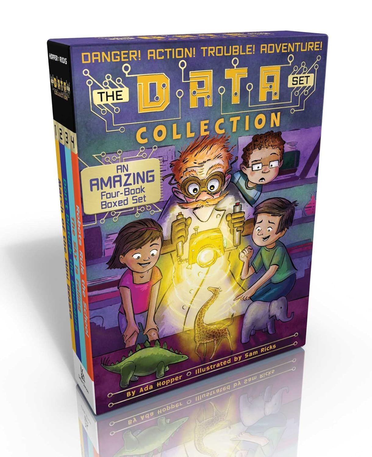 DATA Set Collection by Ada Hopper and Sam Ricks.  2016 Softcover Boxed Set (Ch-FIC)