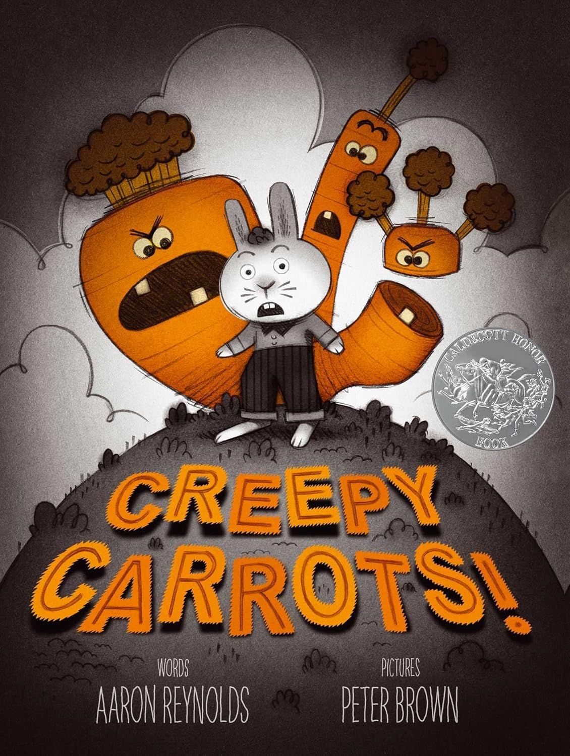 Creepy Carrots! (Jasper Rabbit's Creepy Tales!) by Aaron Reynolds (Author), Peter Brown (Illustrator). 2012 Hardcover  (Ch-PIC)