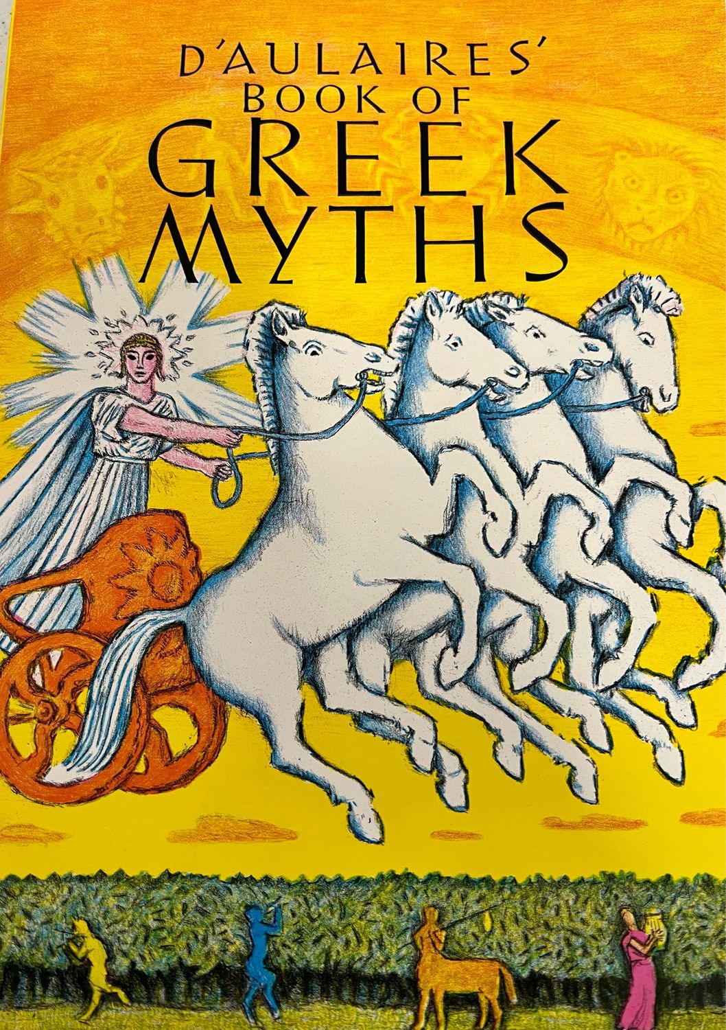 D'Aulaires' Book of Greek Myths by Ingri d'Aulaire, Edgar Parin d'Aulaire; 1992. Hardcover (Ch-NF)
