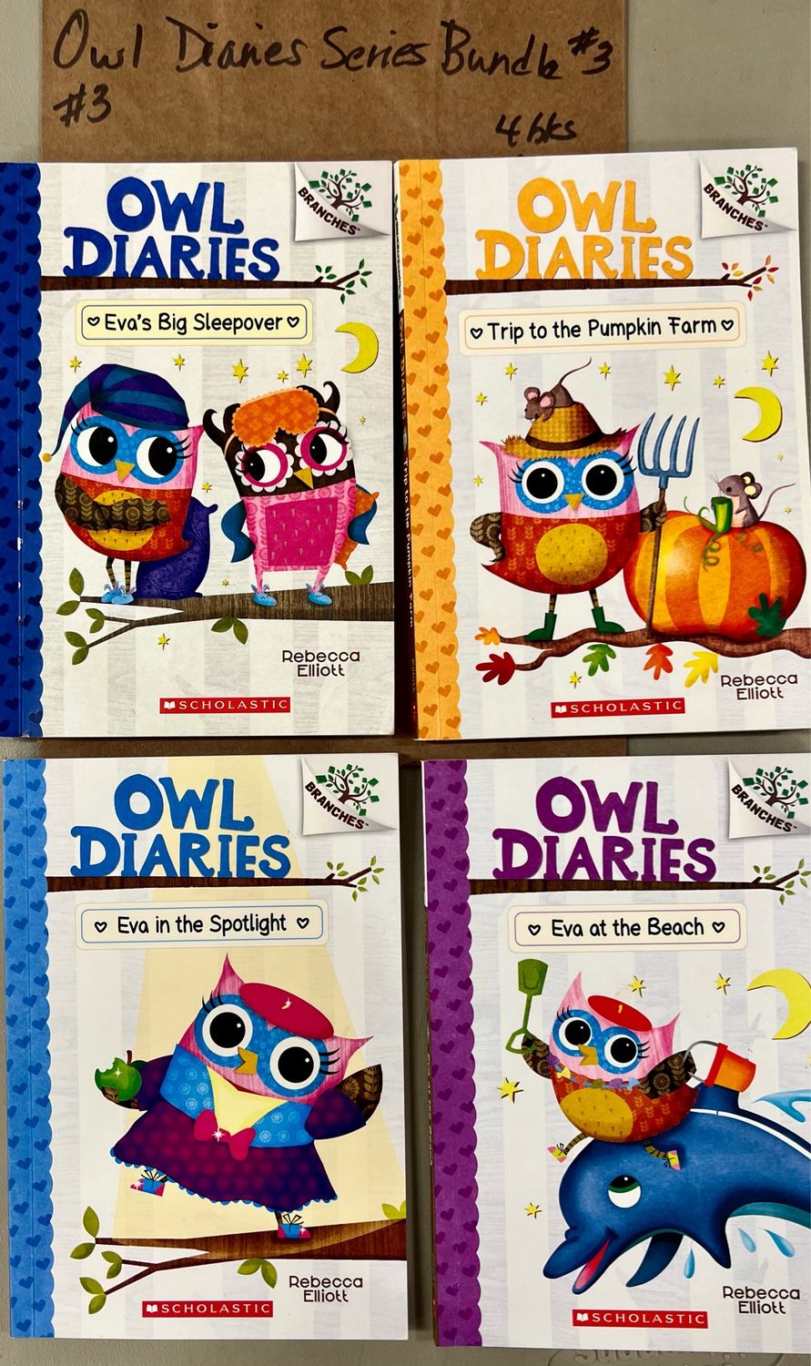 Owl Diaries Series Bundle #3 by Rebecca Elliott. Softcover  (Ch-FIC)