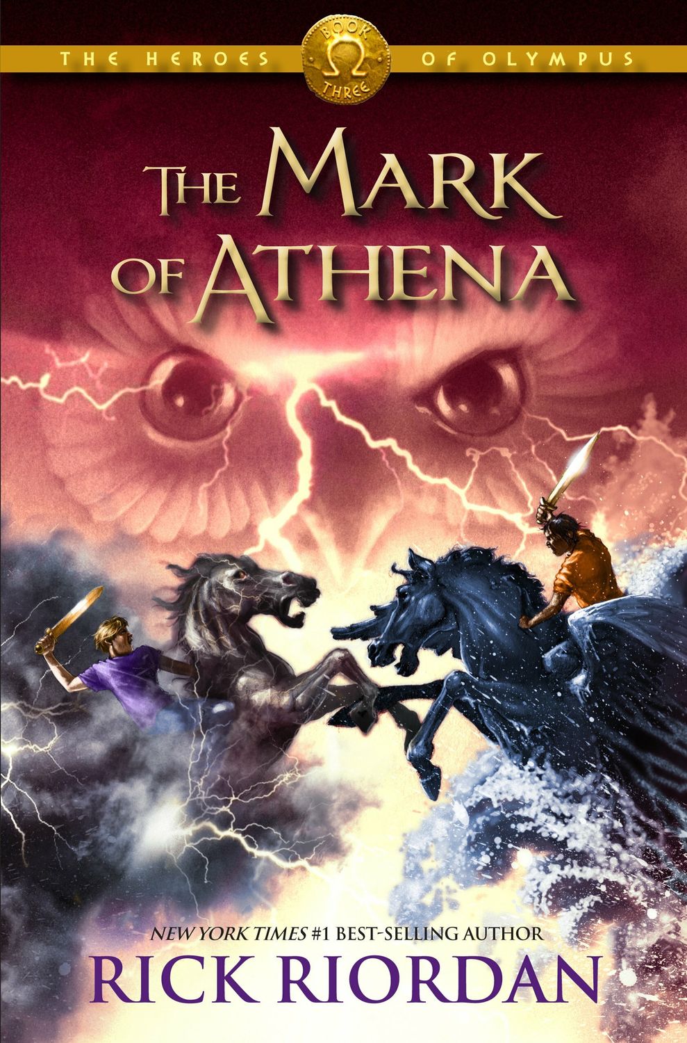 Mark of Athena,The; (Heroes of Olympus Book 3); by Rick Riordan. 2012.  Hardcover (Ch-FIC)