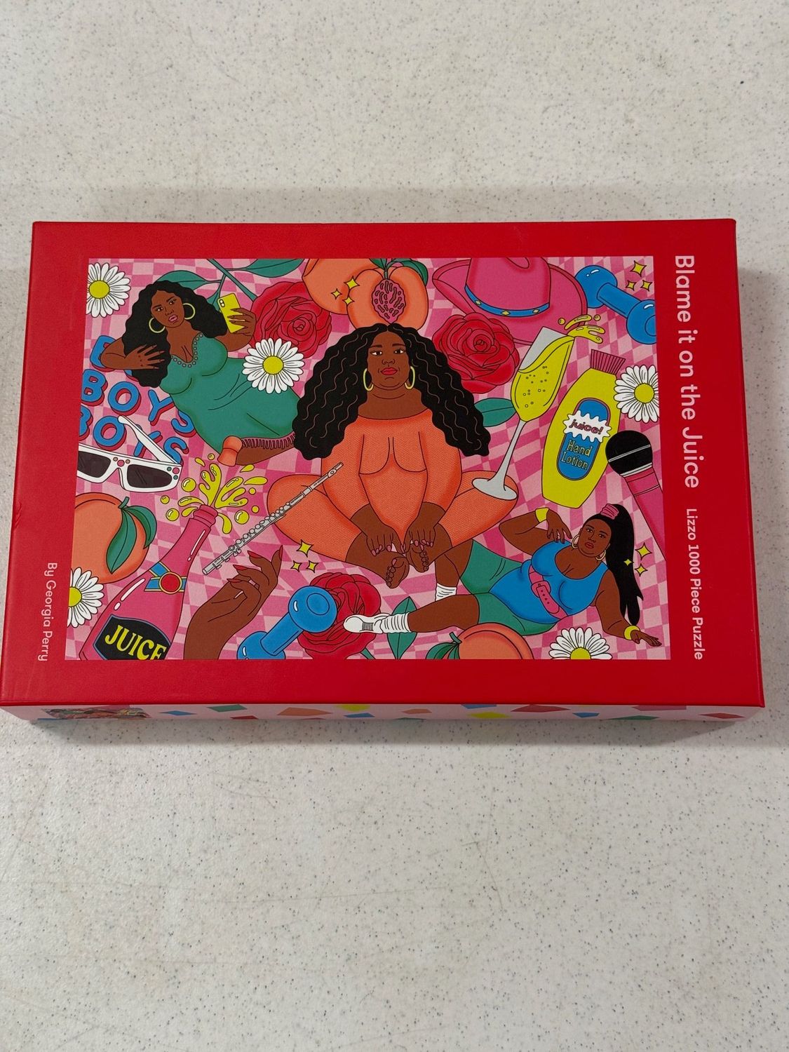 Puzzle - Blame it on the Juice by Georgia Perry. Lizzo. 1000 pieces. 10+