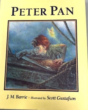 Peter Pan by J. M. Barrie; illustrated by Scott Gustafson. 1991. Hardcover (Ch-FIC)