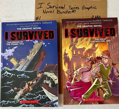 I Survived…Series by Lauren Tarshis and Cassie Anderson. Graphic Novel Bundle #1 Softcover (Ch-FIC)