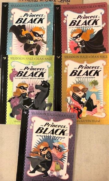 Princess in Black Series Bundle by Shannon Hale &amp; Dean Hale. Softcover &amp; Hardcover